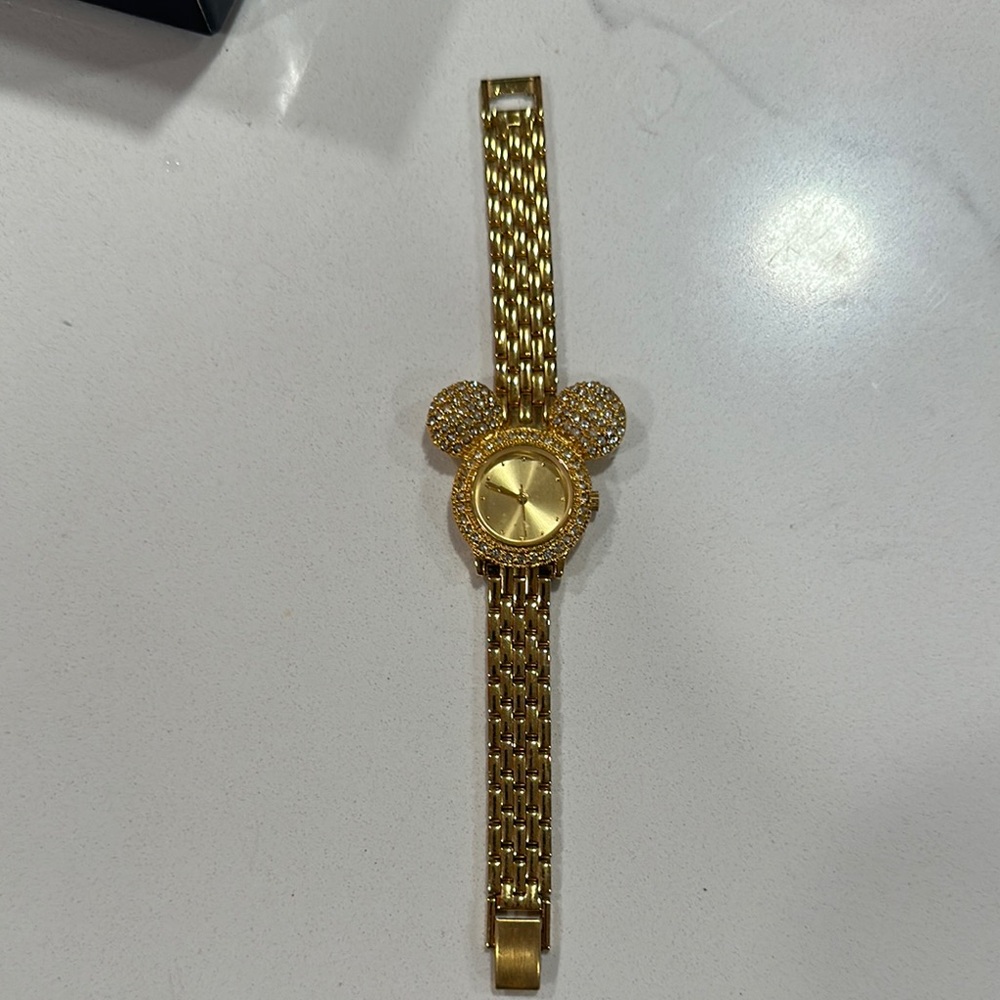 Disney Gold Mickey Mouse Women's Watch